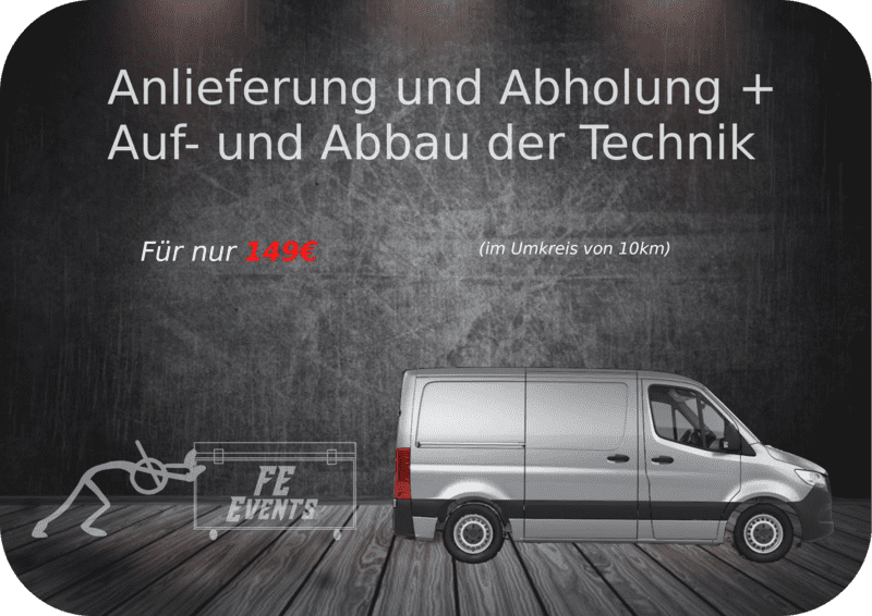 Lieferung & Abholung ab 149€ netto