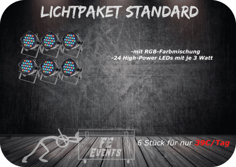 Lichtpaket Standard – Preise
