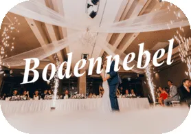 Bodennebel beim Hochzeitstanz