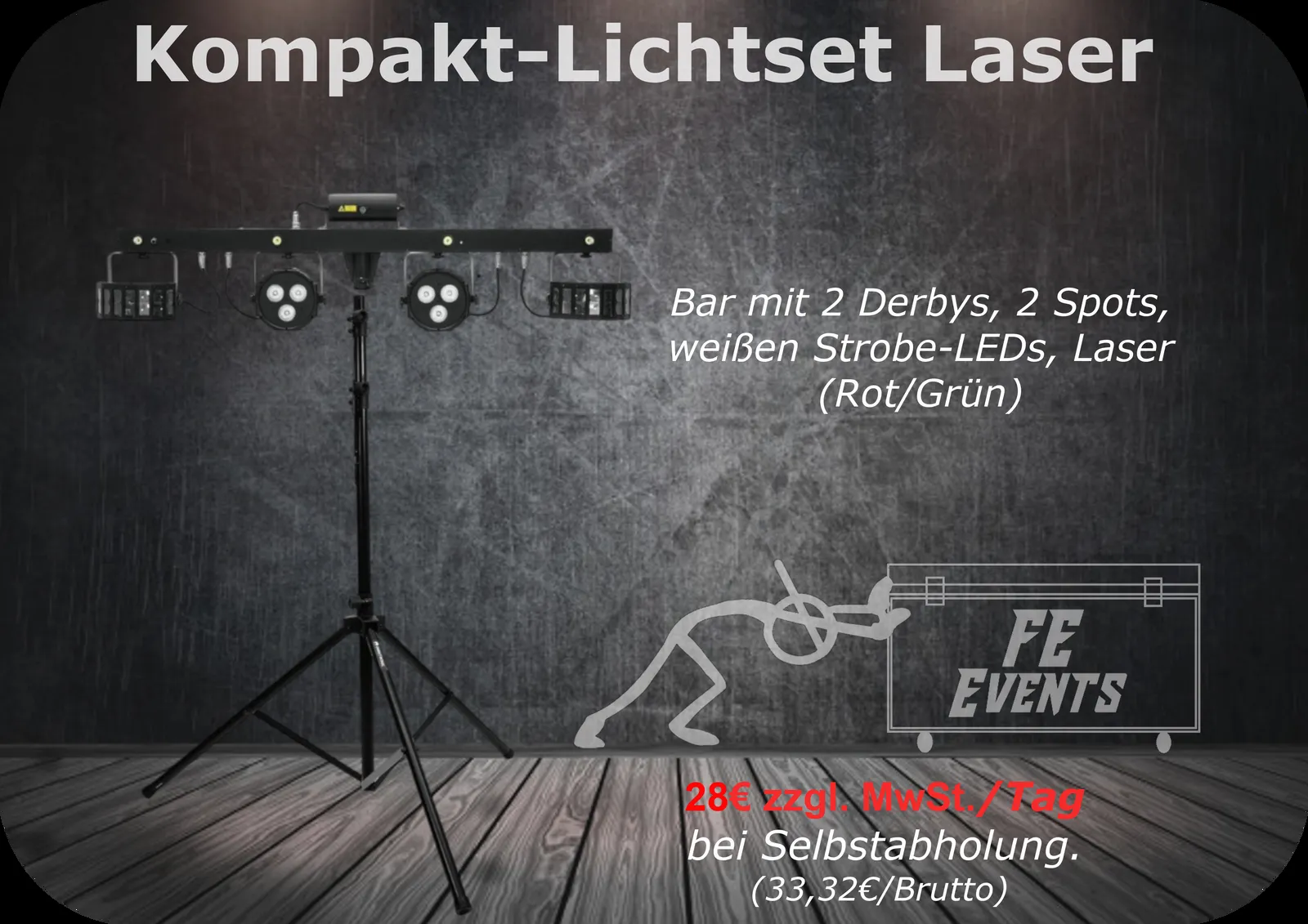 Kompakt Lichtset Laser – Preise