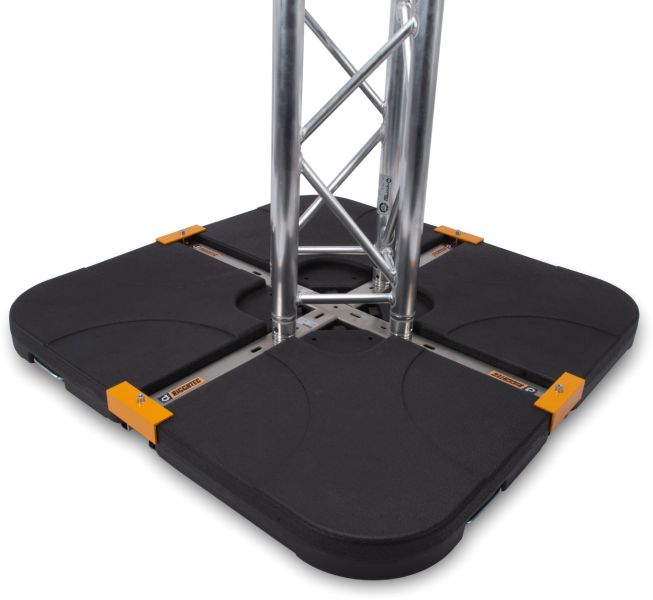 Traversenstand Riggatec - Crossbase 100 mit Ballast mieten